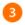 Badge 3 with solid fill